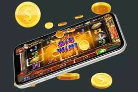 Antarmuka Joker Gaming dengan simbol permainan dan kontrol taruhan